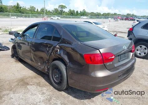 2011 Volkswagen Jetta 2.5L Se из США, поврежденный, VIN 3VWDX7AJ4BM370622